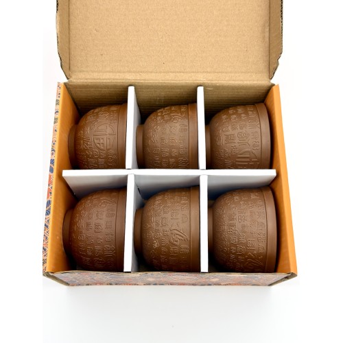 Набір із 6 піал Таньга (світлий) 160 мл у подарунковій коробці Набір із 6 піал Таньга (світлий) 160 мл у подарунковій коробці