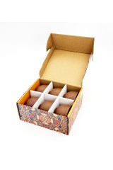 Набір із 6 піал Таньга (світлий) 160 мл у подарунковій коробці Набір із 6 піал Таньга (світлий) 160 мл у подарунковій коробці