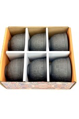 Набір із 6 піал Таньга (темний) 160 мл у подарунковій коробці Набір із 6 піал Таньга (темний) 160 мл у подарунковій коробці