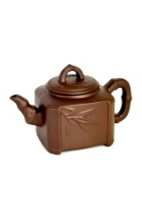 Чайник глиняний Гілка бамбуку, світлий, 450 мл Чайник глиняний Гілка бамбуку, світлий, 450 мл