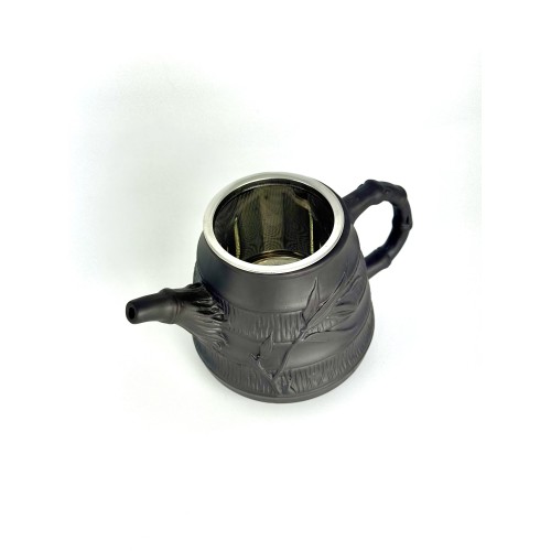 Чайник глиняний «Бамбук», темний, 650 мл Чайник глиняний «Бамбук», темний, 650 мл