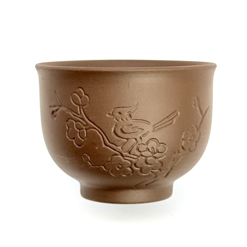 Піала глиняна 100 мл Квітуча сакура (світла) Піала глиняна 100 мл Квітуча сакура (світла)