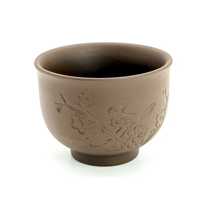 Піала глиняна 100 мл 'Квітуча сакура' (світла)