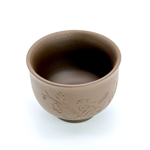 Піала глиняна 100 мл Квітуча сакура (світла) Піала глиняна 100 мл Квітуча сакура (світла)