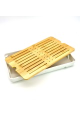 Чабань Хуннань, біла, 31,5×19,2×3,5 см Чабань Хуннань, біла, 31,5×19,2×3,5 см