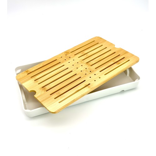 Чабань Хуннань, біла, 31,5×19,2×3,5 см Чабань Хуннань, біла, 31,5×19,2×3,5 см