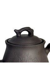 Чайник глиняний Пташка, світлий, 750 мл