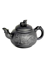 Чайник глиняний Шень-Лунь магічний дракон, темний, 550 мл