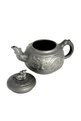 Чайник глиняний Шень-Лунь магічний дракон, темний, 550 мл