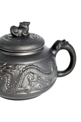 Чайник глиняний Шень-Лунь магічний дракон, темний, 550 мл