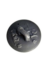 Чайник глиняний Пеньок, темний, 550 мл