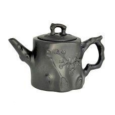 Чайник глиняний 'Пеньок', темний, 550 мл