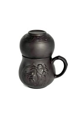 Подарунковий набір "Мудрість" (ісинська глина), 2 в 1, темний, 250 мл.