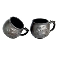 Набір з 2-х кружок 'Лун-дракон', темний, 200 мл 