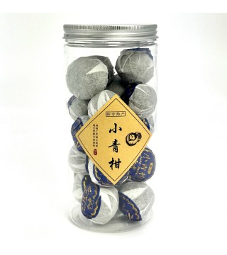 Пуер в мандарині 'Синя марка', банка 200 г 