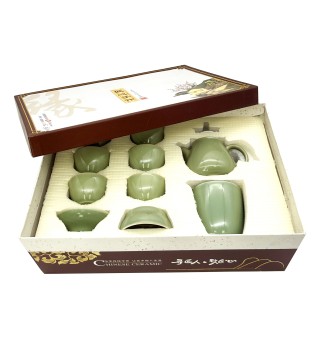 Набір для чаювання на 10 предметів 'Нефрит'