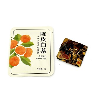 Білий пресований 'Бісквіт тангерін', 5г 