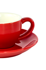 Набір 6 чашок з блюдцями 'Ред Саммер', 75 мл