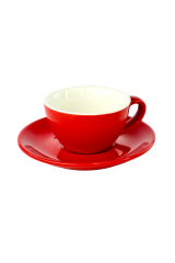 Набір 6 чашок з блюдцями 'Ред Саммер', 150 мл