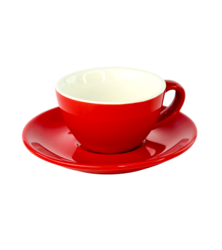 Набір 6 чашок з блюдцями 'Ред Саммер', 150 мл