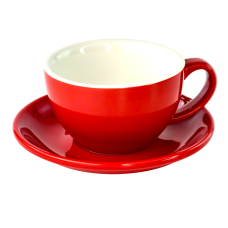 Набір 6 чашок з блюдцями 'Ред Саммер', 300 мл