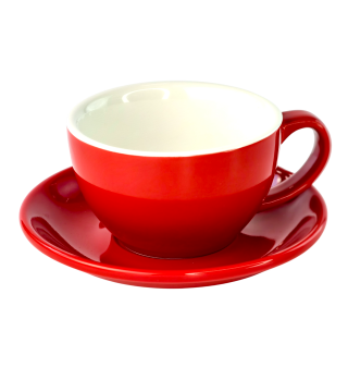 Набір 6 чашок з блюдцями 'Ред Саммер', 300 мл