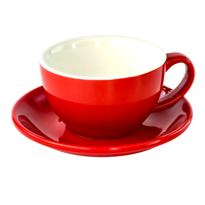 Набір 6 чашок з блюдцями 'Ред Саммер', 300 мл