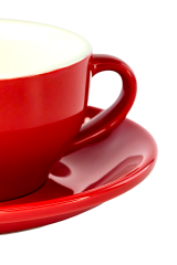 Набір 6 чашок з блюдцями 'Ред Саммер', 300 мл