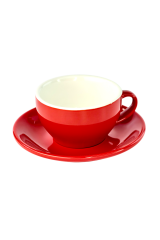 Набір 6 чашок з блюдцями 'Ред Саммер', 250 мл