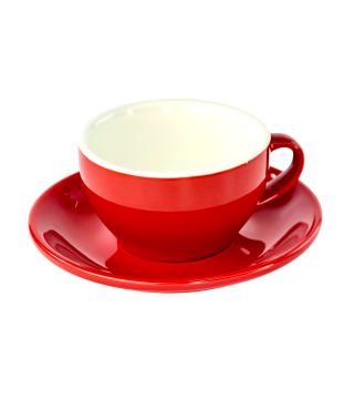 Набір 6 чашок з блюдцями 'Ред Саммер', 250 мл