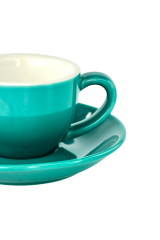 Набір 6 чашок з блюдцями 'Лейк-блу Саммер', 75 мл