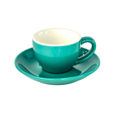 Набір 6 чашок з блюдцями 'Лейк-блу Саммер', 75 мл