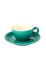 Набір 6 чашок з блюдцями 'Лейк-блу Саммер', 150 мл