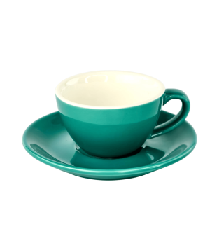 Набір 6 чашок з блюдцями 'Лейк-блу Саммер', 150 мл