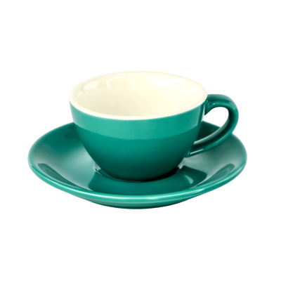 Набір 6 чашок з блюдцями 'Лейк-блу Саммер', 150 мл