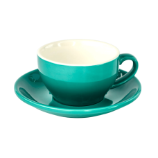 Набір 6 чашок з блюдцями 'Лейк-блу Саммер', 250 мл