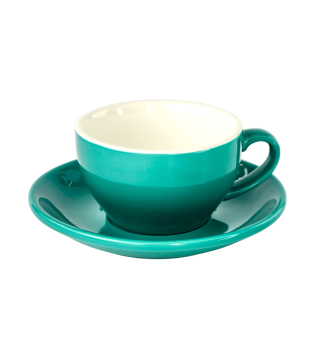 Набір 6 чашок з блюдцями 'Лейк-блу Саммер', 250 мл