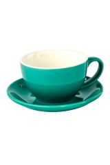 Набір 6 чашок з блюдцями 'Лейк-блу Саммер', 300 мл