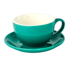 Набір 6 чашок з блюдцями 'Лейк-блу Саммер', 300 мл