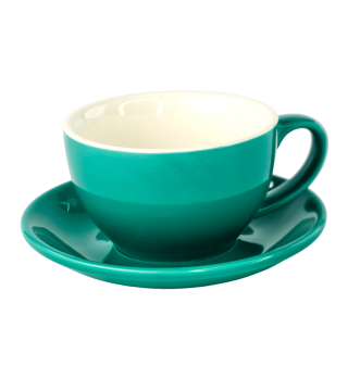 Набір 6 чашок з блюдцями 'Лейк-блу Саммер', 300 мл