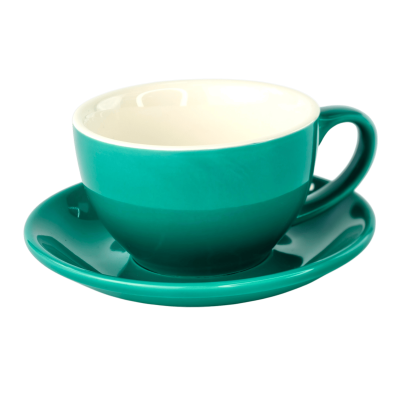 Набір 6 чашок з блюдцями 'Лейк-блу Саммер', 300 мл