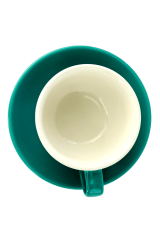 Набір 6 чашок з блюдцями 'Лейк-блу Саммер', 300 мл