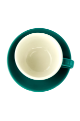 Набір 6 чашок з блюдцями 'Лейк-блу Саммер', 350 мл