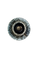 Набір 6 чашок з блюдцями 'Чорний сніг', 75 мл