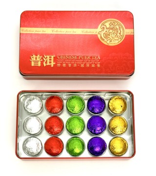 Набір 5 видів кращих пуерів 'Chinese puer', 15*5г 