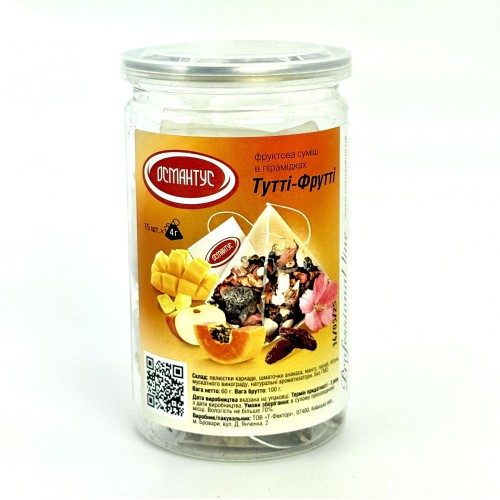 Пірамідка в банці 'Тутті Фрутті' 15х4г Пірамідка в банці 'Тутті Фрутті' 15х4г