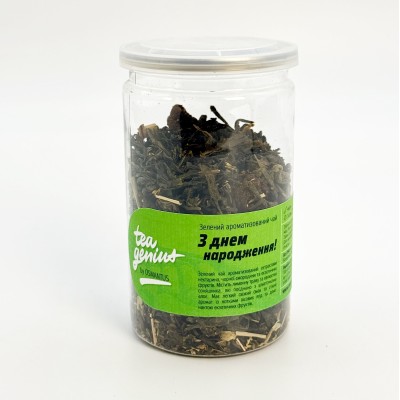 Чай в банці TM TEA GENIUS З днем народження (зелений чай), 100 г