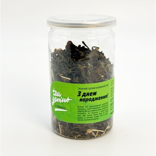 Чай в банці TM TEA GENIUS З днем народження (зелений чай), 100 г Чай в банці TM TEA GENIUS З днем народження (зелений чай), 100 г