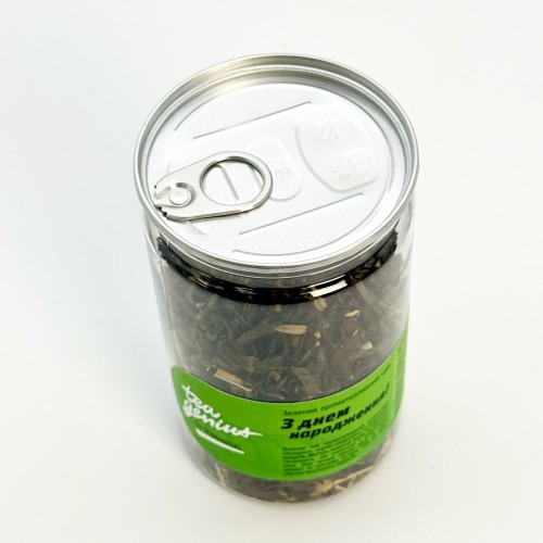 Чай в банці TM TEA GENIUS З днем народження (зелений чай), 100 г Чай в банці TM TEA GENIUS З днем народження (зелений чай), 100 г