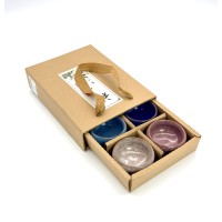 Набір із 6 керамічних піал 'Року-50' з подарунковою коробкою